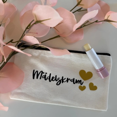 Mädelskram Tasche / Kosmetiktasche personalisiert 