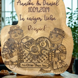 Personalisierbares Valentinstagsgeschenk I ca. 27 × 30 cm I