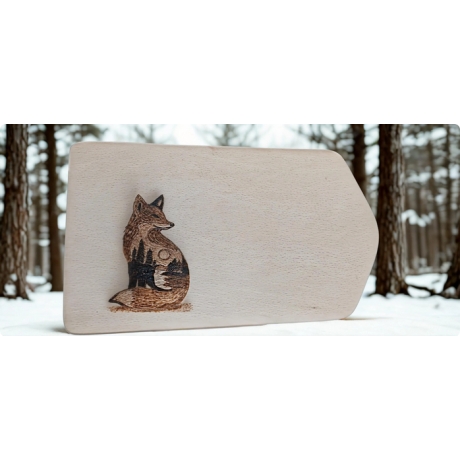 Frühstücksbrett mit Waldtier-Gravur I fast jedes Tier möglich