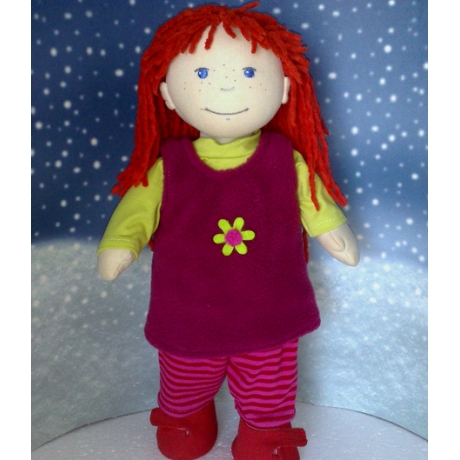 Tunika Shirt und Legging Kleidung passend Puppen 38 cm Neu