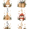 Adventskalender DIY–24 Weihnachtsmotive PDF | DIY Druckvorlage