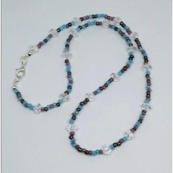 Pastell Perlenkette | Y2K Halskette | Boho Seed Bead Necklace