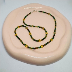 Pastell Perlenkette | Y2K Halskette | Boho Seed Bead Necklace