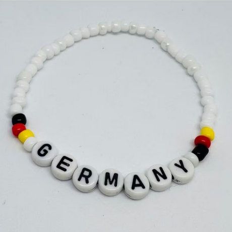 Deutschland Armband personalisierbar Germany Fan | WM EM Fußball
