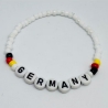 Deutschland Armband personalisierbar Germany Fan | WM EM Fußball