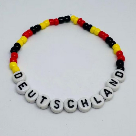 Deutschland Armband personalisierbar Germany Fan | WM EM Fußball