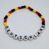 Deutschland Armband personalisierbar Germany Fan | WM EM Fußball