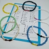 Morsecode Armband personalisiert Geheimschrift Initialen y2k boho