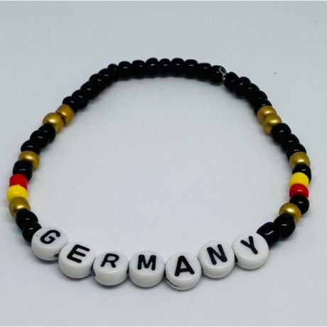 Deutschland Armband personalisierbar Germany Fan | WM EM Fußball