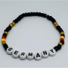 Deutschland Armband personalisierbar Germany Fan | WM EM Fußball