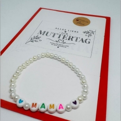 MAMA Armband personalisiert – Handgemacht mit Wunschtext