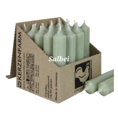Stabkerze - 100x22mm-Paraffin-durchgefärbt-Hahn Kerzen-Farbe 2