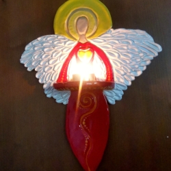 Ein Engel an deiner Seite. VERTRAUEN Keramik Engel GROẞ Ein Engel an deiner Seite. VERTRAUEN Keramik Engel GROẞ