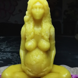 Göttin Gaia Mutter Schwangerschaft Bienenwachs Göttin Gaia Mutter Schwangerschaft Bienenwachs