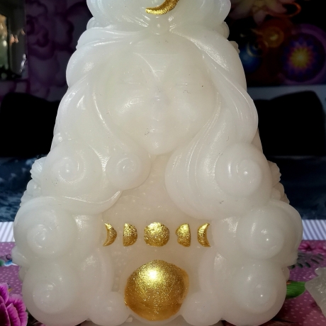 Kerzen in Set Göttin, Buddha, Rose, Katze Verbindung zur Quelle