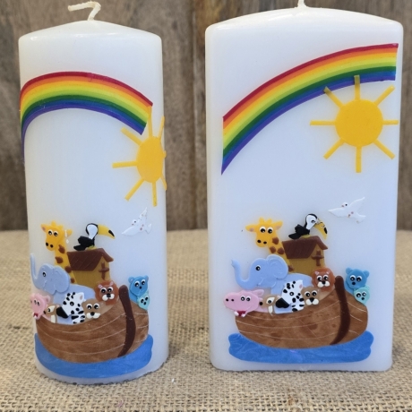 Patenkerze 15x6 - Arche-Noah 2