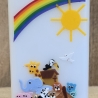 Patenkerze 15x6 - Arche-Noah 2