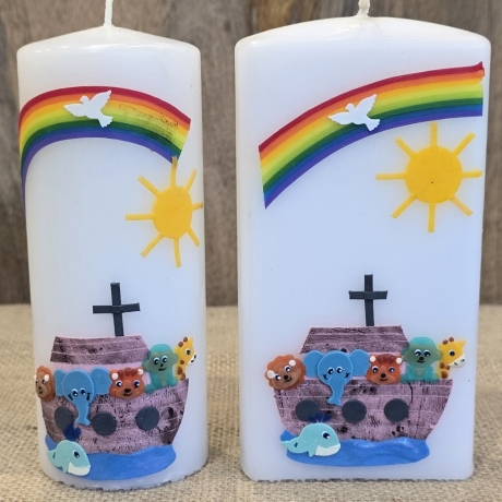 Patenkerze 15x6 - Arche-Noah 3