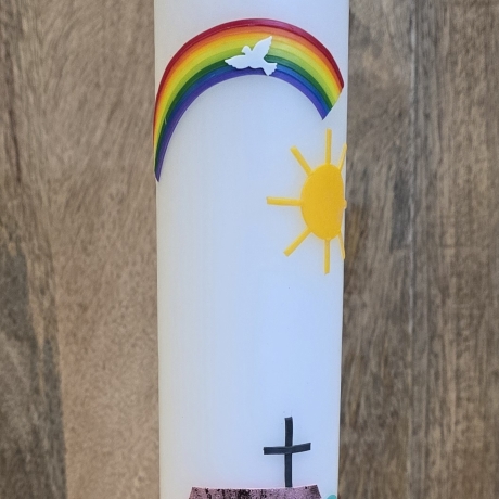 Taufkerze 30x6 - Arche-Noah 3