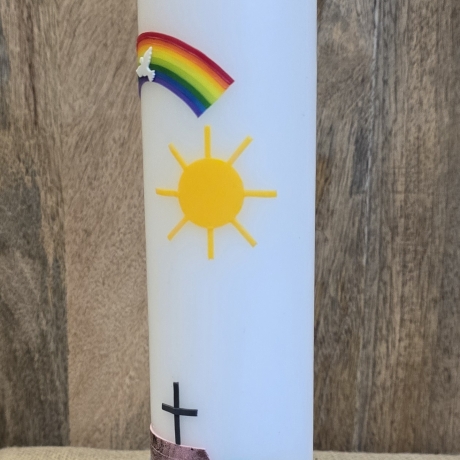 Taufkerze 30x6 - Arche-Noah 3