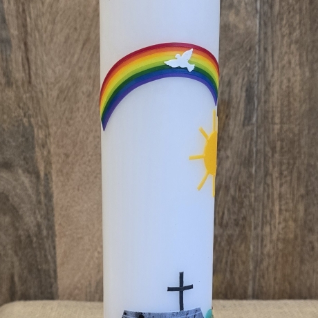 Taufkerze 30x6 - Arche-Noah 3