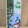 Taufkerze 25x8 - Holografisch -