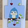 Patenkerze 15x6 - Vogel - 