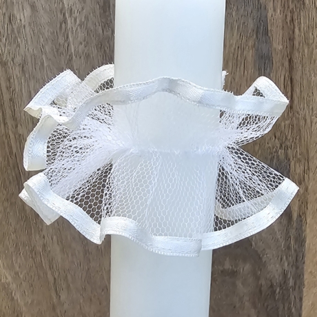 Tropfenfänger für Kerzen mit 4cm Durchschnitt. Taufe/Kommunion