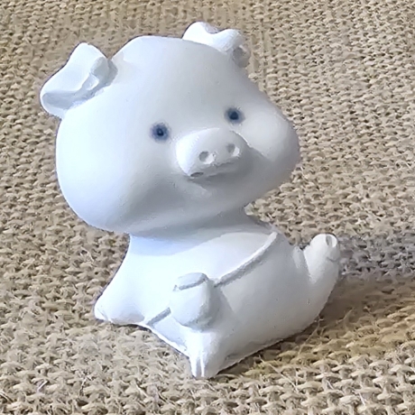 Deko Figur -Kleines Schweinchen