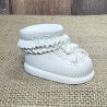 Deko Figur - Babyschuh - Taufe - Geburt - Tischdeko