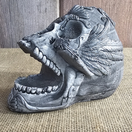 Deko Figur - Schädel - Totenkopf