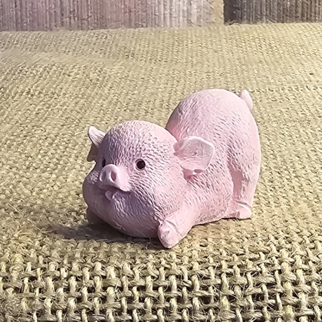 Mini Glücksschweinchen - Glücksbringer -  Sammelfigur -
