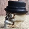 Totenkopf mit Zylinder Totenschädel - Fantasy - Halloween - Deko