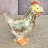 Keramik Hahn - Figur - Huhn - Keramik - Keramikfigur
