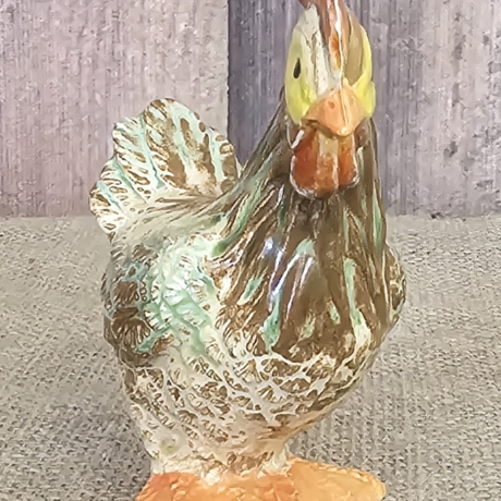 Keramik Hahn - Figur - Huhn - Keramik - Keramikfigur