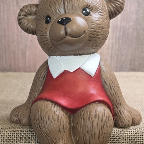 Keramik Teddy - Teddy - Teddy Mädchen - Keramik - Sammelfigur 
