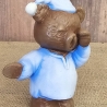 Keramik Teddy - Teddy im Schlafanzug - Figur - Sammelfigur -