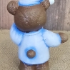Keramik Teddy - Teddy im Schlafanzug - Figur - Sammelfigur -