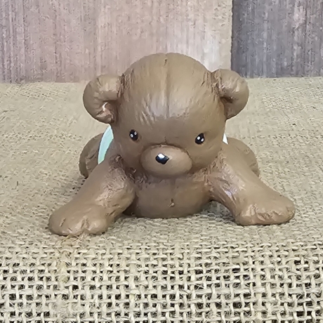 Klein Teddybär - Glücksbringer - Teddy - Sammelfigur - Keramik