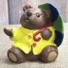Teddy - Teddybär - Teddy mit Regenschirm - Keramik -