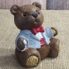 Teddy - Teddybär - Teddy mit Anzug und Fliege - Keramik -