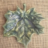 Deko Schale - Blatt -Tischdeko - Teller -  Keramik