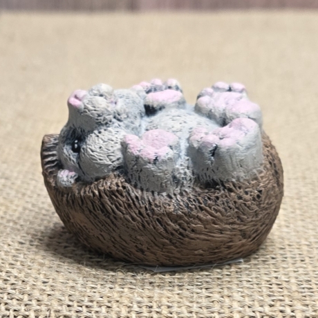 Deko Figur - Igel - Keramik - Handarbeit