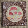 Keramik Schale - Keramik Teller - Handarbeit - Pilze