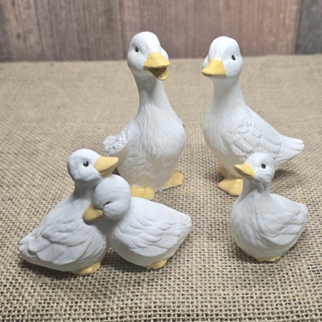 Deko Figur - Ente - Keramik - Handarbeit