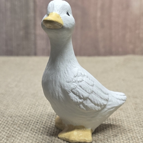 Deko Figur - Ente - Keramik - Handarbeit