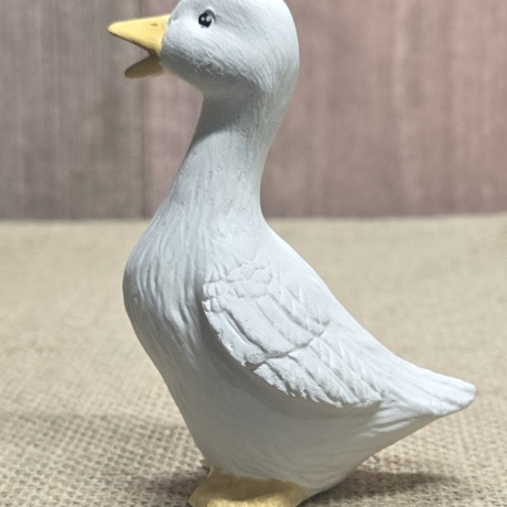 Deko Figur - Ente - Keramik - Handarbeit