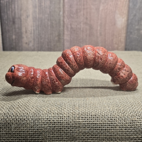 Deko Figur - Raupe - Keramik - Handarbeit