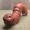 Deko Figur - Raupe - Keramik - Handarbeit