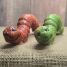 Deko Figur - Raupe - Keramik - Handarbeit